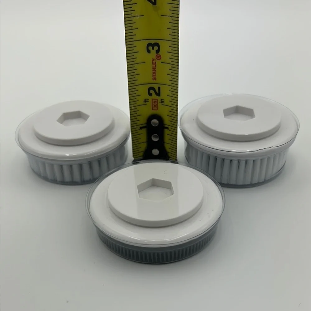 Set of Three Facial Cleansing‎ Brush Heads